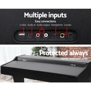 Alpha 61 Keys Electronic Piano Keyboard Digital Electric Classical Music Stand EK-WK-99-BK