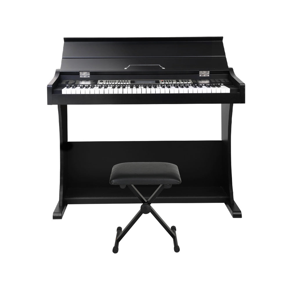 Alpha 61 Keys Electronic Piano Keyboard Digital Electric Classical Stand w/ Stool EK-WK-99-BK-B01