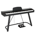 Alpha 88 Keys Electronic Piano Keyboard Digital Electric w/ Stand Semi-Weighted EK-WP-88-BK