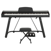 Alpha 88 Keys Electronic Piano Keyboard Digital Electric w/ Stand Stool Weighted EK-WP-88-BK-B01