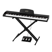 Alpha 88 Keys Digital Piano Keyboard Electronic w/ Stand EK-WP88-XBT-BK