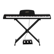 Alpha 88 Keys Digital Piano Keyboard Electronic w/ Stand EK-WP88-XBT-BK