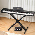 Alpha 88 Keys Digital Piano Keyboard Electronic w/ Stand EK-WP88-XBT-BK
