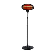 Devanti Electric Patio Heater 2000W EPH-2000-BK