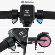 Electric Scooter 180W 18KM/H Adjustable Portable Foldable Height Riding Commuter Teens Adults