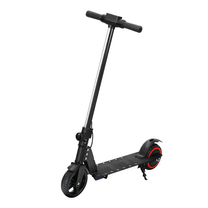 Electric Scooter 130W 16KM/H LED Light Folding Portable Riding Commuter Black ESC-S32-6-BK