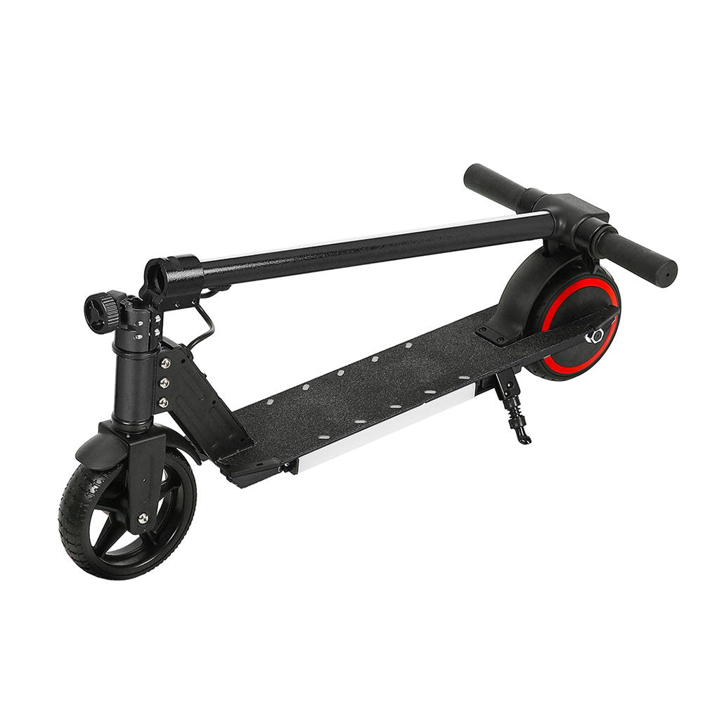 Electric Scooter 130W 16KM/H LED Light Folding Portable Riding Commuter Black ESC-S32-6-BK
