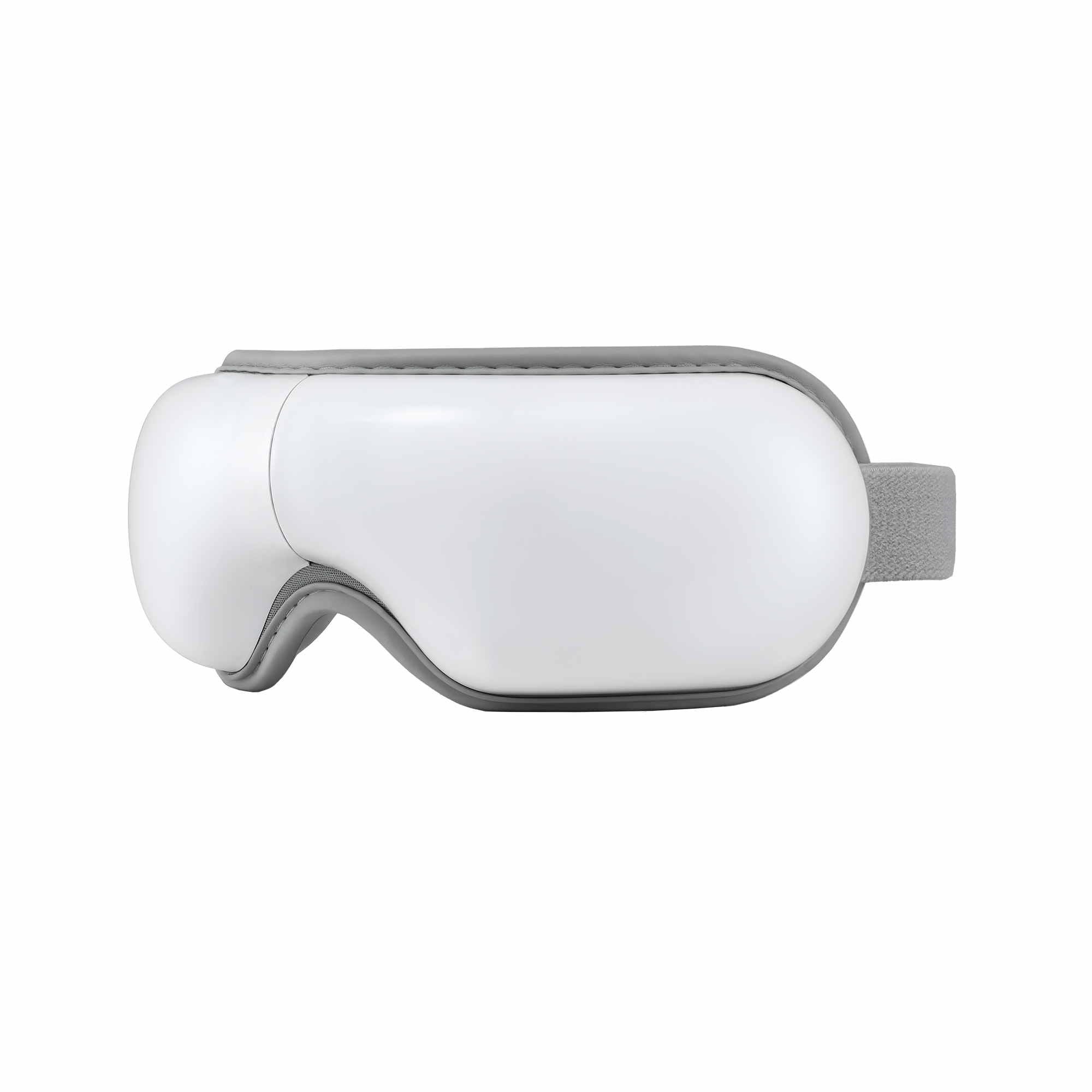 Livemor Eye Massager with Heat & Vibration | 180 degrees Foldable Electric Eye Heat Mask with Bluetooth Music EYE-MASSAGE-01-WH