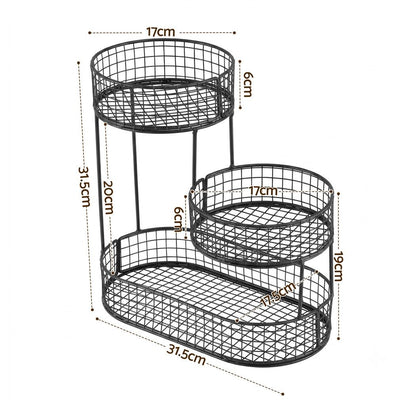 5-Star Chef Fruit Basket Bowl Space Saving Kitchen Food Storage Organiser