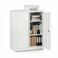 Artiss Steel Locker Cabinet Filing Mental Storage 3-Point Lock Adjustable Shelves White FC-METAL-100-WH