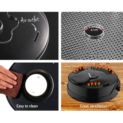 Devanti 5 Trays Food Dehydrator Fruit Dehydrators Pet Beef Jerky Dryer Black FD-B-1142-5T-BK