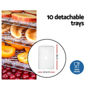 Devanti 10 Trays Food Dehydrator FD-B-1149-10T-BK