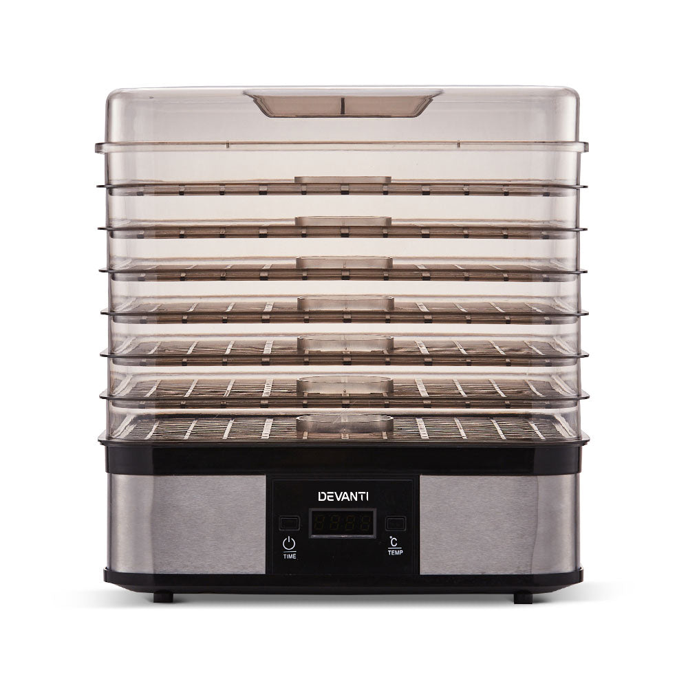 Devanti 7 Trays Food Dehydrator FD-B-1159-SS-7
