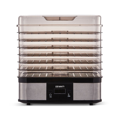 Devanti 7 Trays Food Dehydrator FD-B-1159-SS-7