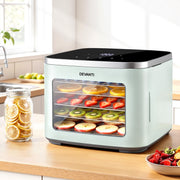 Devanti Food Dehydrator Machine 5 Tray Mini Fruit Dryer Maker Green