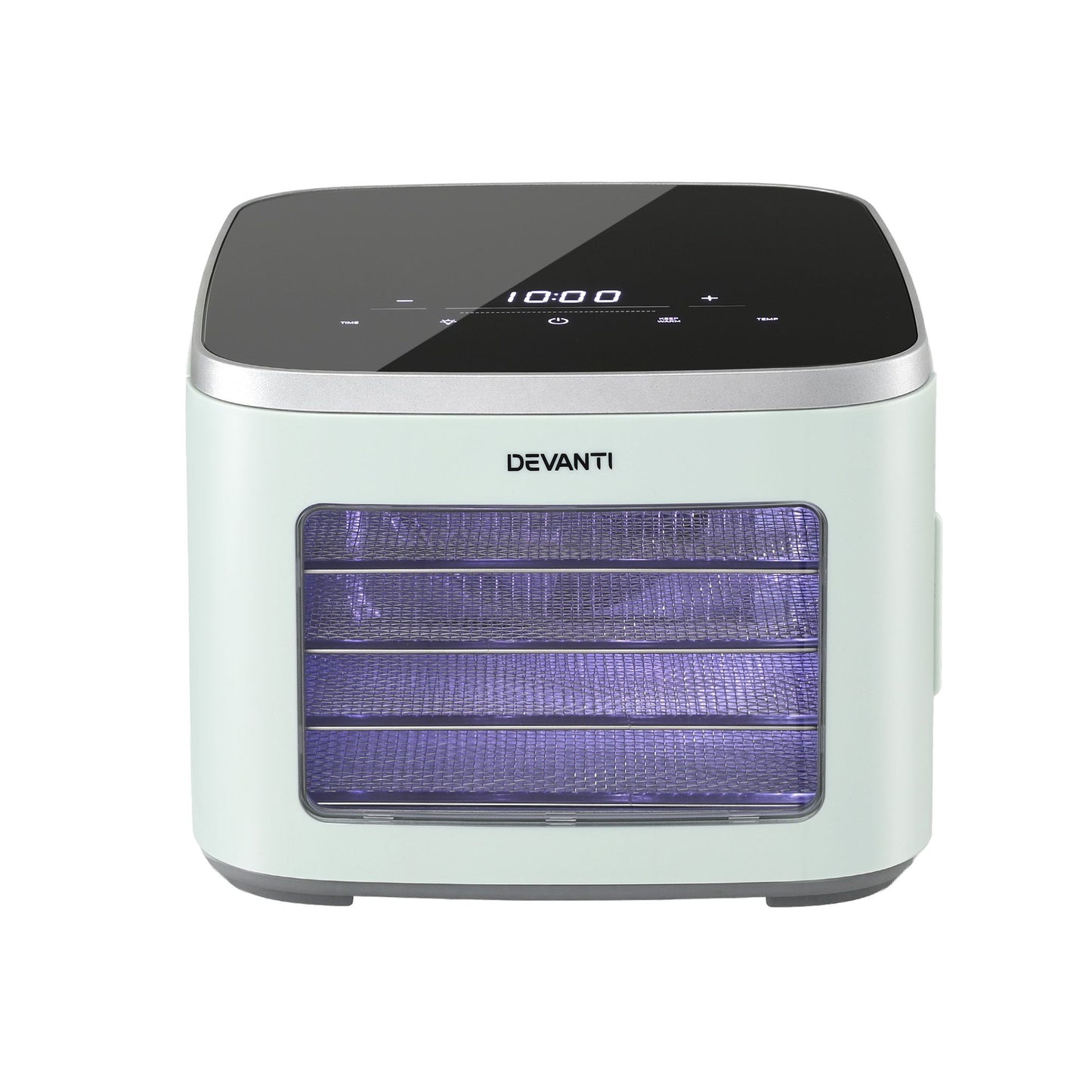 Devanti Food Dehydrator Machine 5 Tray Mini Fruit Dryer Maker Green FD-E-309A-5T-GN