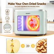 Devanti Food Dehydrator Machine 5 Tray Mini Fruit Dryer Maker Green