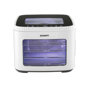 Devanti Food Dehydrator Machine 5 Tray Mini Fruit Dryer Maker White