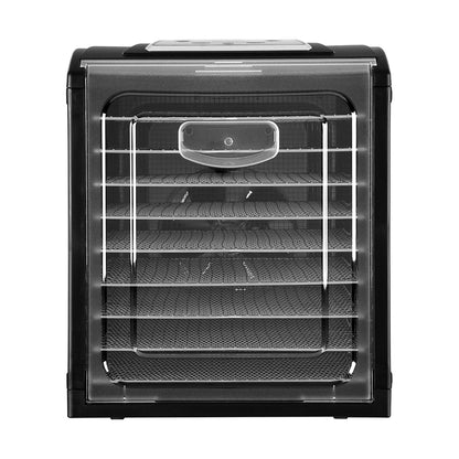 Devanti 9 Trays Food Dehydrator Stainless Steel Tray FD-E-333H-ST-BK