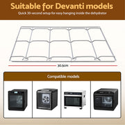 Devanti 304 Stainless Steel Hanging Rack Accessory for Food Dehydrator FD-E-RACK