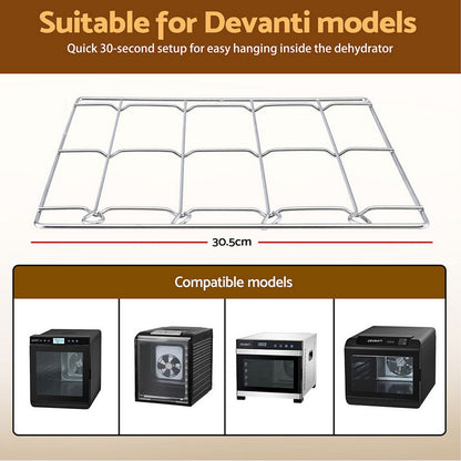 Devanti 304 Stainless Steel Hanging Rack Accessory for Food Dehydrator FD-E-RACK