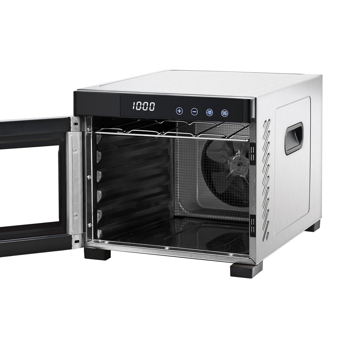 Devanti Food Dehydrator 6 Tray Fruit Dryer Jerky Maker With Stainless Steel Rack FD-E-RACK-306
