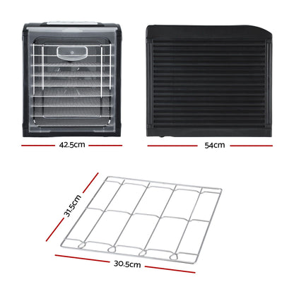 Devanti 9 Trays Food Dehydrator with Hanging Stainless Steel Tray FD-E-RACK-333H