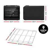 Devanti Food Dehydrator 6 Tray Fruit Dryer Jerky Maker With Stainless Steel Rack