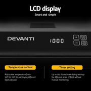 Devanti Food Dehydrator 6 Tray Fruit Dryer Jerky Maker With Stainless Steel Rack