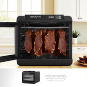 Devanti Food Dehydrator 6 Tray Fruit Dryer Jerky Maker With Stainless Steel Rack