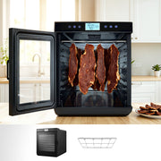 Devanti 10 Trays Food Dehydrator with Stainless Steel Tray FD-E-RACK-383B