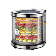 Devanti 8 Trays Food Dehydrator Stainless Steel Auto-Rotate 10 Programs 700W FD-F-360-8T-SS