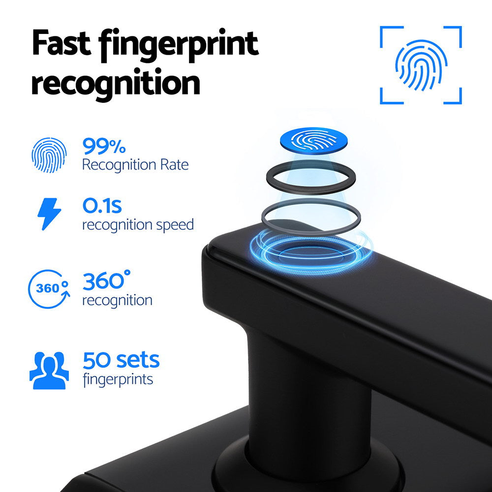 UL-tech Fingerprint Door Lock Smart Home System FDL-H2-BK