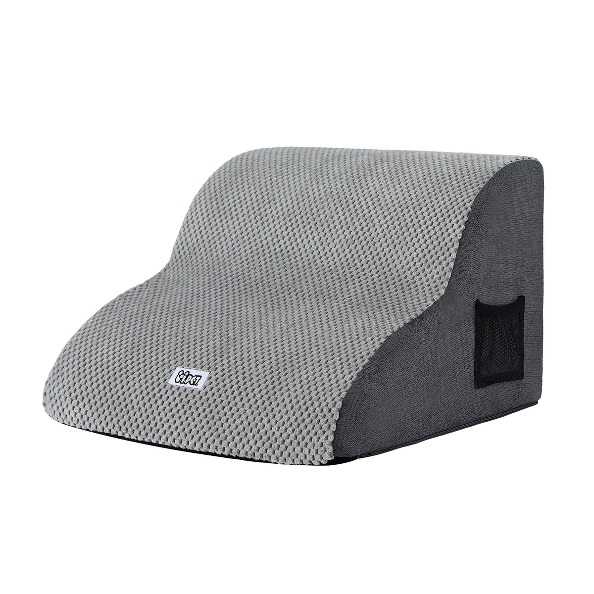 i.Pet Dog Ramp 2 Steps For Small Dogs Bed Sofa Car Foam Non-Slip Pet Cat Stairs FDR-D-FOAM-2T-GR
