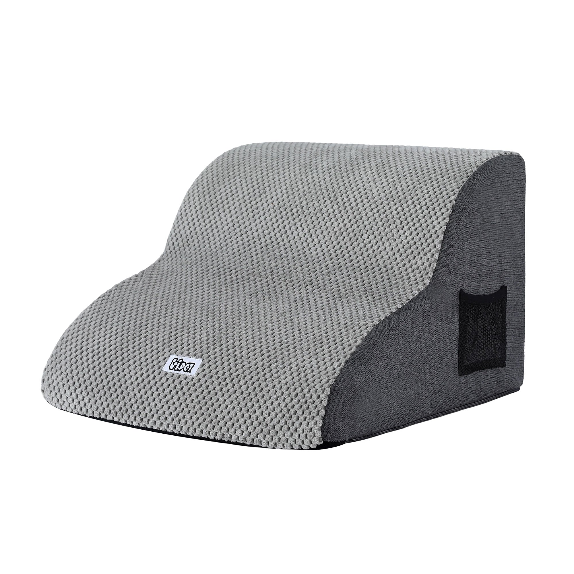 i.Pet Dog Ramp 2 Steps For Small Dogs Bed Sofa Car Foam Non-Slip Pet Cat Stairs FDR-D-FOAM-2T-GR