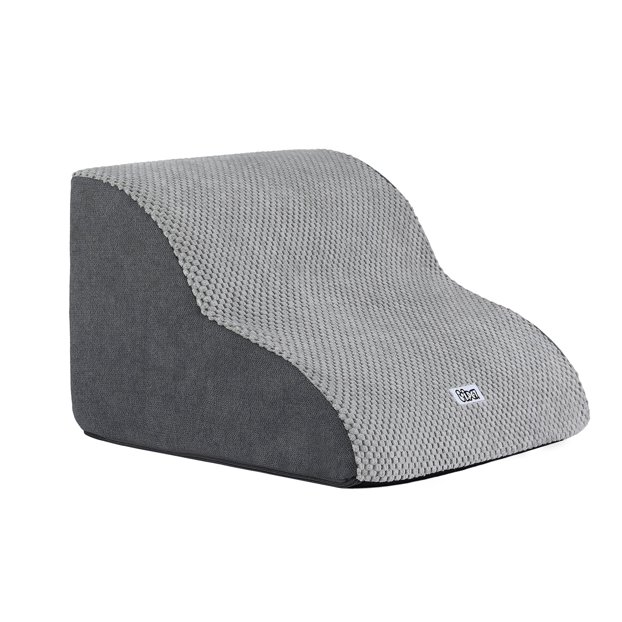 i.Pet Dog Ramp 2 Steps For Small Dogs Bed Sofa Car Foam Non-Slip Pet Cat Stairs FDR-D-FOAM-2T-GR