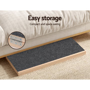 i.Pet Dog Ramp 100cm Adjustable Height Wooden Steps Stairs For Bed Sofa Car Foldable FDR-D-WOOD100-GR