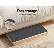 i.Pet Dog Ramp 70cm Adjustable Height Wooden Steps Stairs For Bed Sofa Car Foldable FDR-D-WOOD70-GR