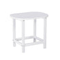 Gardeon Outdoor Coffee Side Table HDPE Desk Patio Furniture Camping Garden White