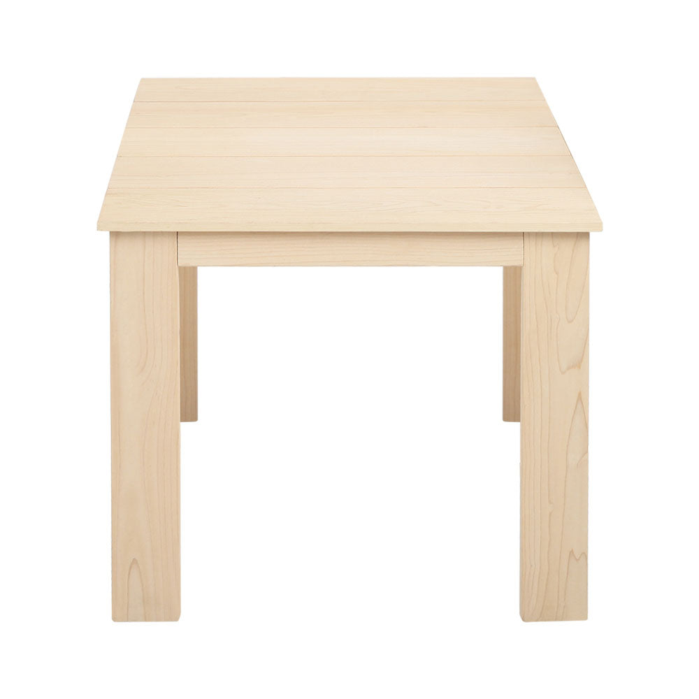 Gardeon Coffee Side Table Wooden Desk Outdoor Furniture Camping Garden Natural FF-BEACH-DESK-NTL