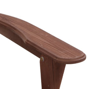 Gardeon Adirondack Outdoor Chairs Wooden Foldable Beach Chair Patio Furniture Brown FF-BEACH-NTLCHTB-BR