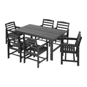 Gardeon 7 Piece Outdoor Dining Set Patio HDPE Table and Chairs Garden Furniture