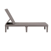 Gardeon Sun Lounge Adjustable Lounger Patio Outdoor Furniture Lightweight Brown