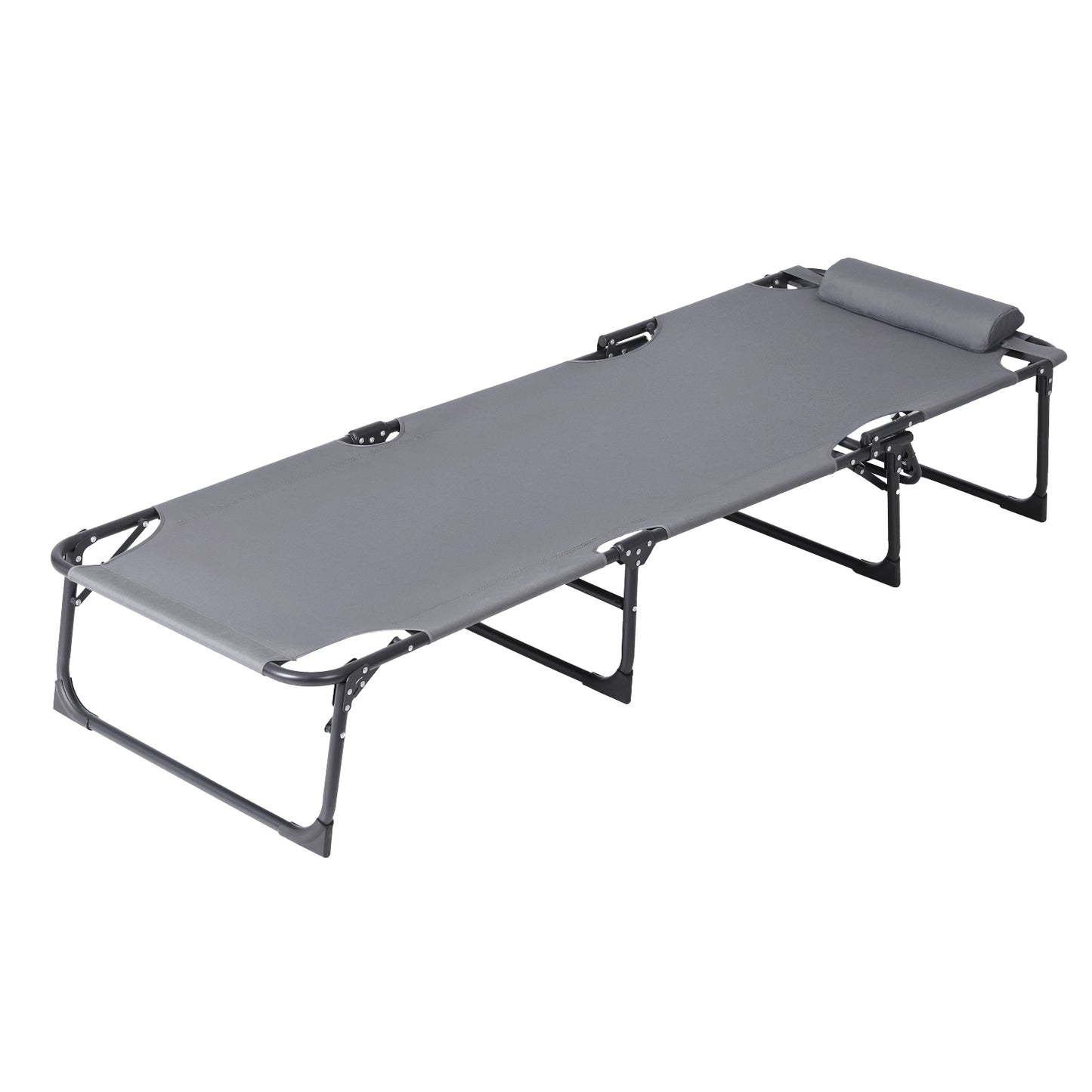 Gardeon Sun Lounger Folding Lounge Beach Chair Patio Outdoor Furniture FF-LOUNGE-STFA-GE