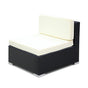 2PC Gardeon Outdoor Furniture Sofa Set Wicker Rattan Garden Lounge Chair Setting FF-SOFA-BK-C