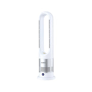 Devanti Bladeless Tower Fan Heater and Cooler 2in1 Portable Oscillation Fan for Bedroom Room Office Use White FH-A-BL-1200-WH