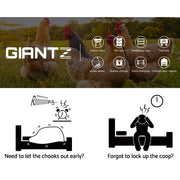 Giantz Automatic Chicken Coop Door Opener FIK-COOP-DOOR