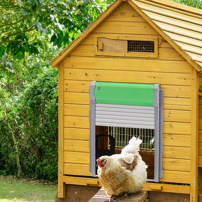 Giantz Automatic Chicken Coop Door Opener Cage Closer Timer Light Sensor FIK-COOP-DOOR-H37