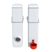 Giantz Chicken Feeder 4L Water Dispenser Automatic Waterer FIK-FEEDER-PL-4L-WH