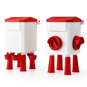 Giantz 8kg Chicken Feeder and 7L Waterer Set Large Capacity Poultry Drinker Kit
